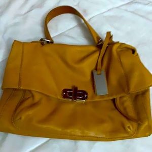 Tarnish minimalist leather bag